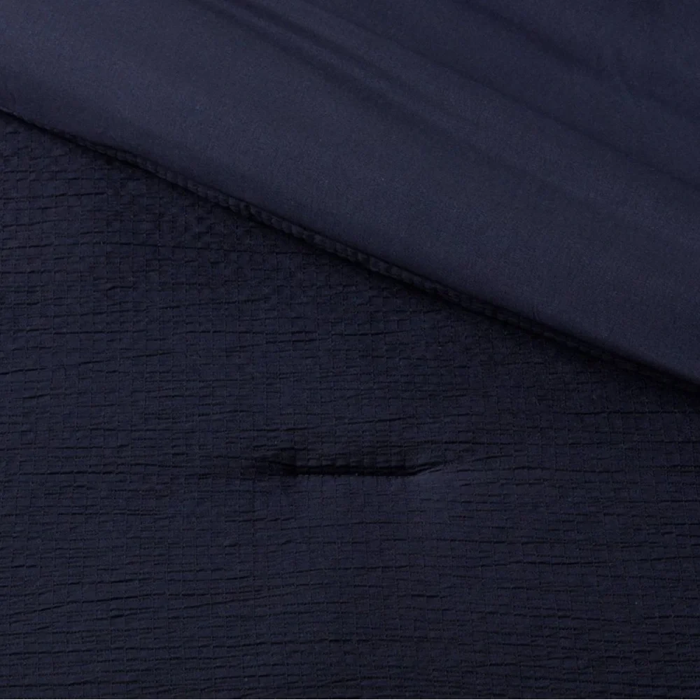 ✨NEW✨ Threshold 12pc King Micro Texture Comforter & Sheet Bedding Set Navy